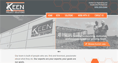 Desktop Screenshot of keenprojectsolutions.com